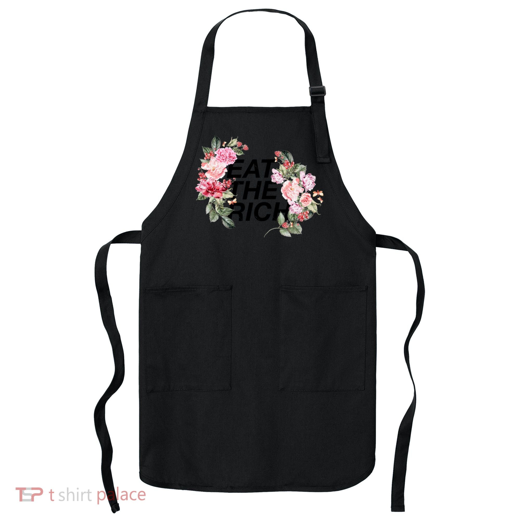 Eat The Rich Floral Apron