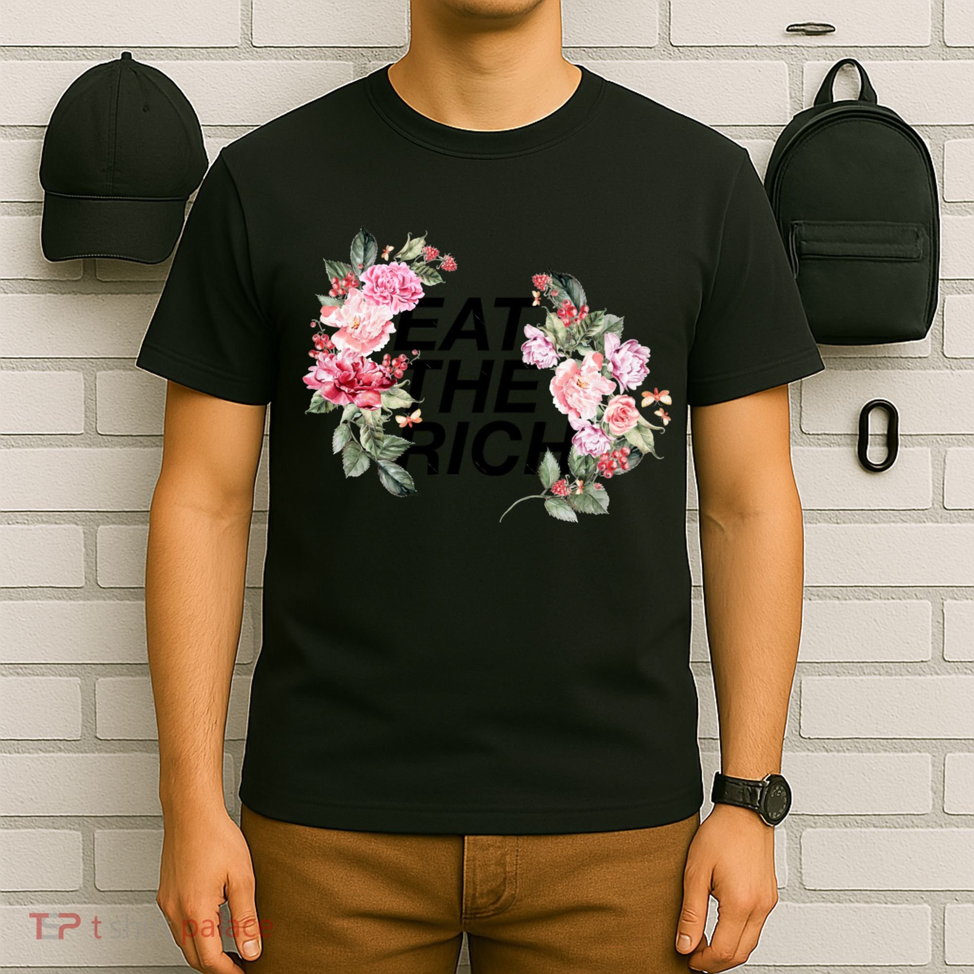 Eat The Rich Floral T-Shirt