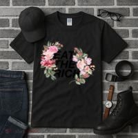 Eat The Rich Floral Tall T-Shirt thumb 3
