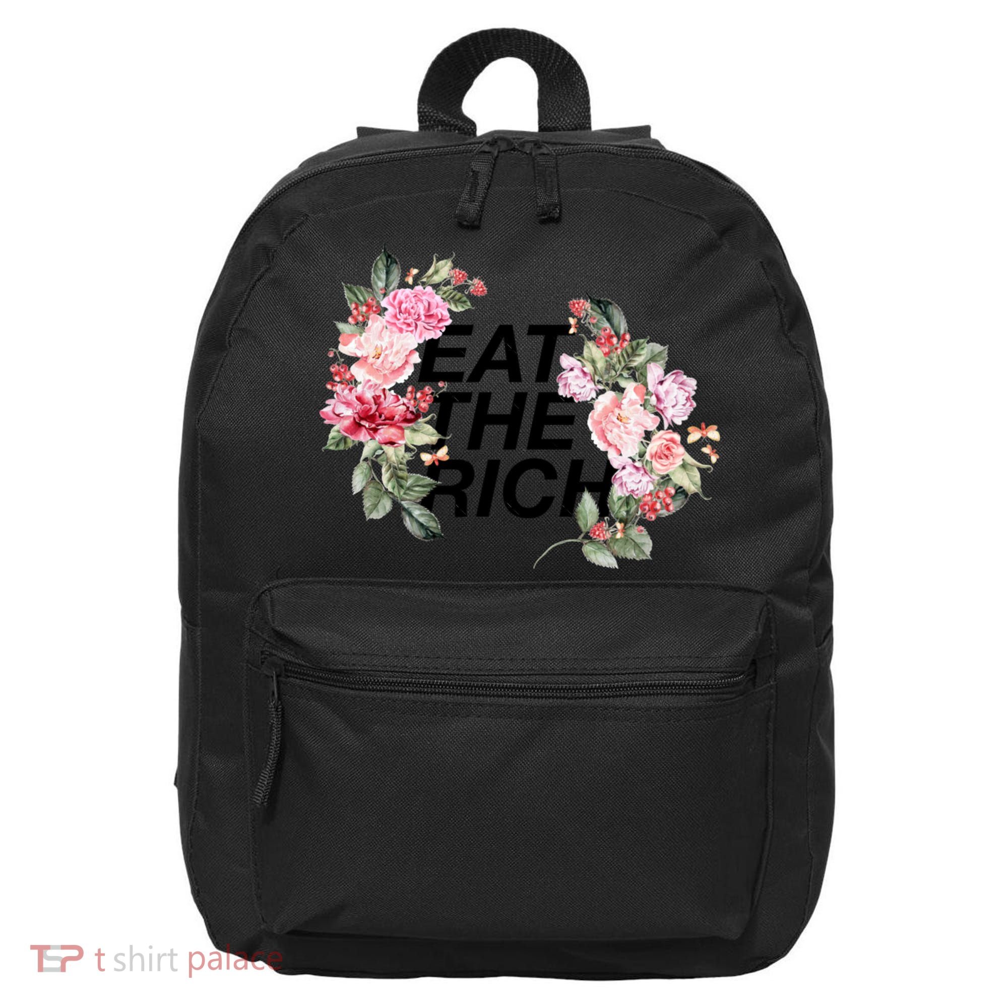 Eat The Rich Floral 16 in Basic Backpack