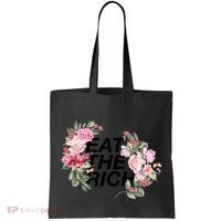 Eat The Rich Floral Tote Bag thumb 0