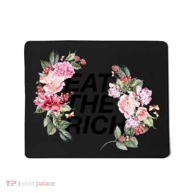 Eat The Rich Floral Mousepad
