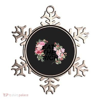 Eat The Rich Floral Ornament