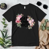 Eat The Rich Floral Premium T-Shirt thumb 2
