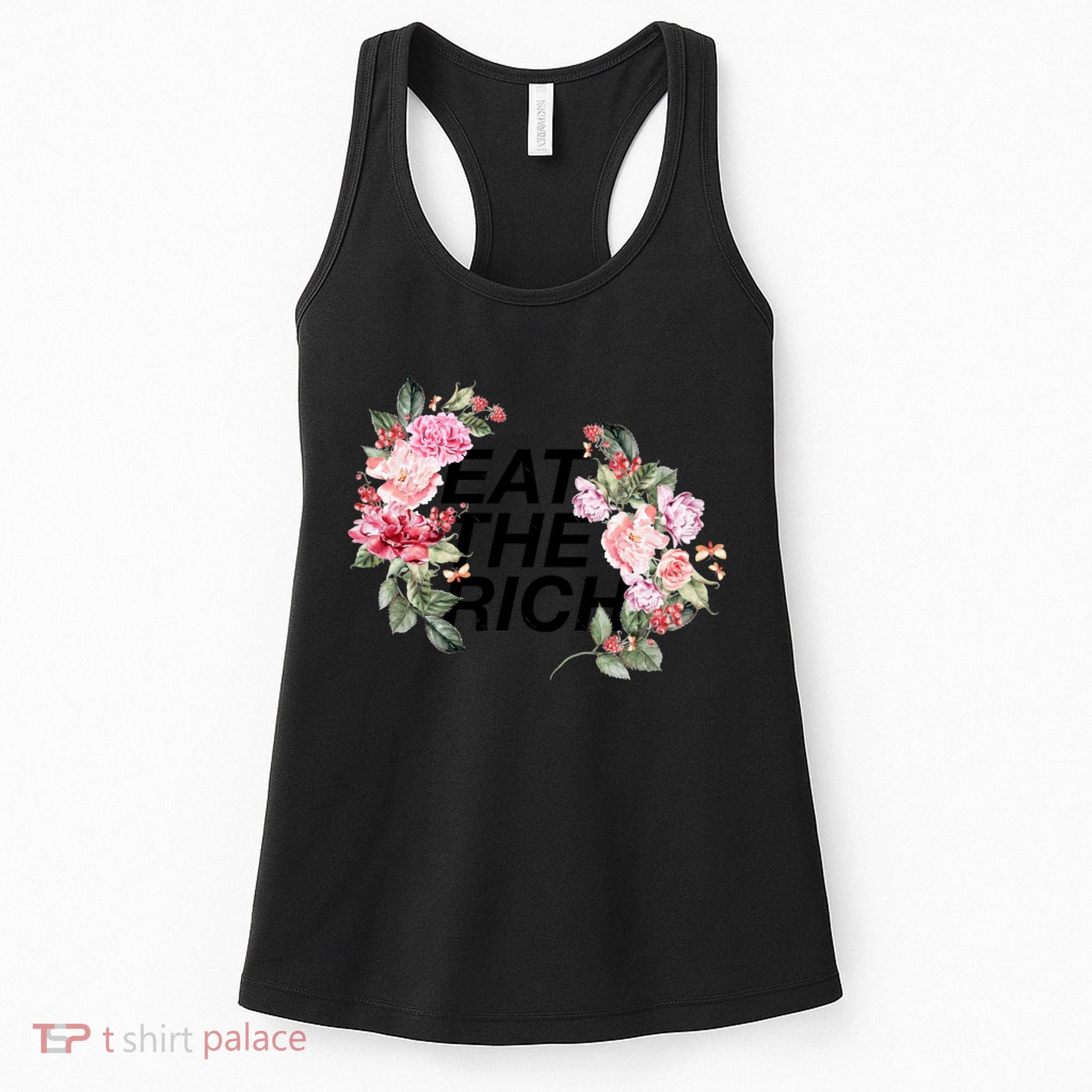 Eat The Rich Floral Women's Tank Top