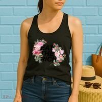 Eat The Rich Floral Women's Tank Top thumb 2