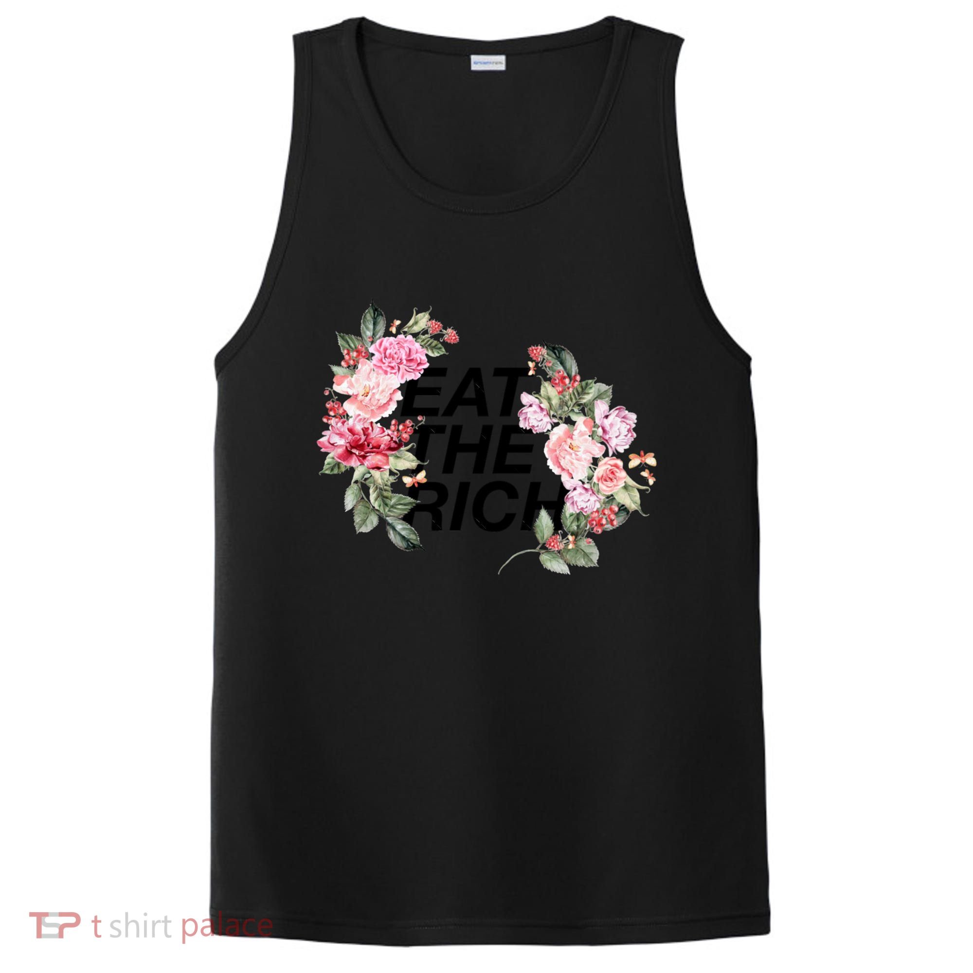 Eat The Rich Floral PosiCharge Competitor Tank