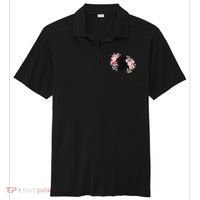 Eat The Rich Floral Sport-Tek Posi-UV Pro Polo thumb 0