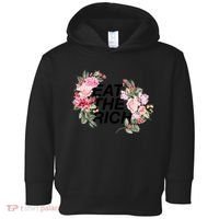 Eat The Rich Floral Toddler Hoodie thumb 0