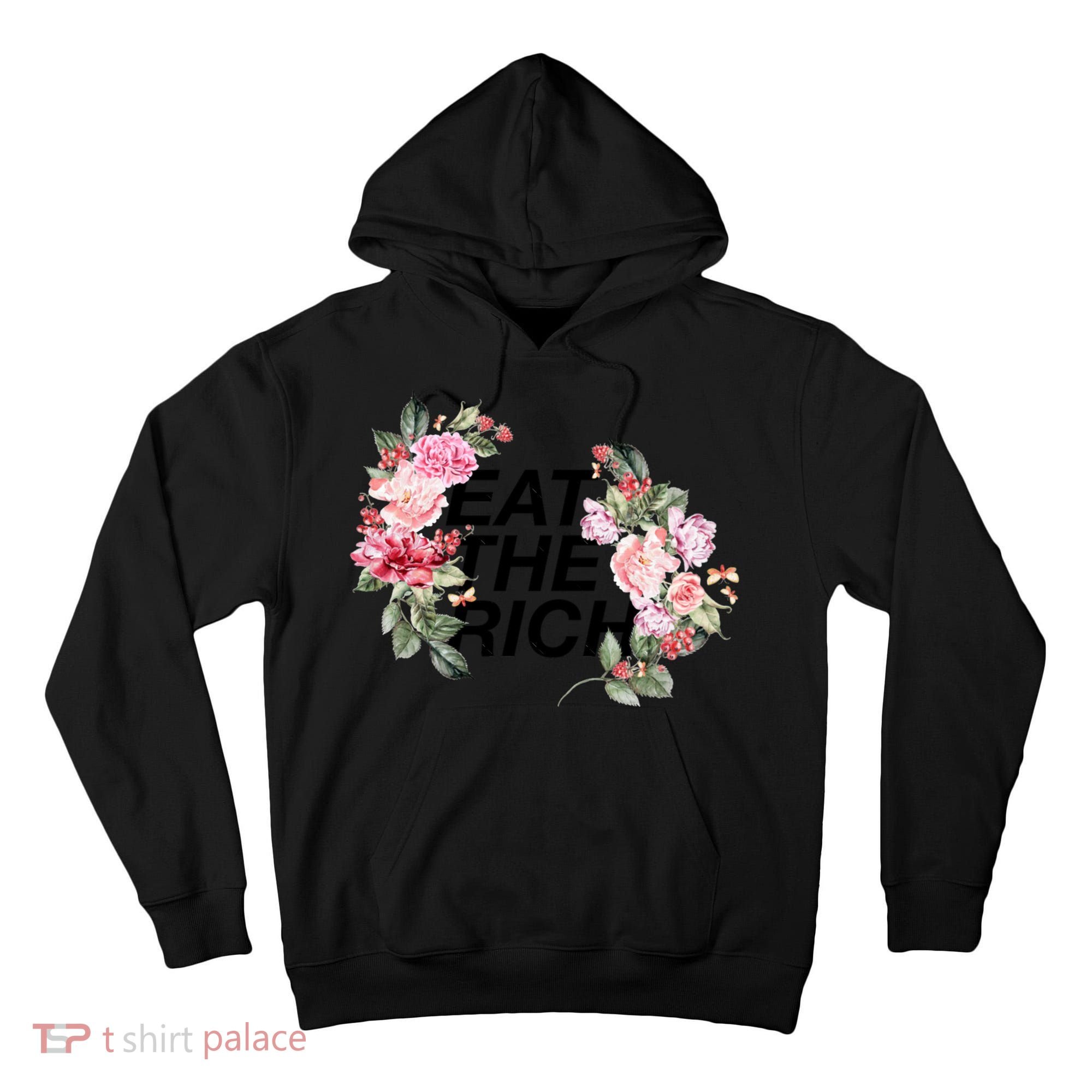 Eat The Rich Floral Tall Hoodie