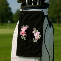 Eat The Rich Floral Golf Towel thumb 2