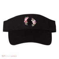 Eat The Rich Floral Visor thumb 0
