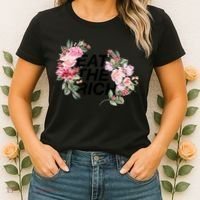 Eat The Rich Floral Women's T-Shirt thumb 2