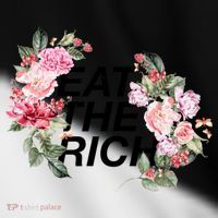 Eat The Rich Floral Toddler Fine Jersey T-Shirt thumb 2
