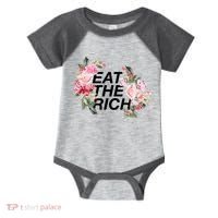 Eat The Rich Floral Infant Baby Jersey Bodysuit thumb 0