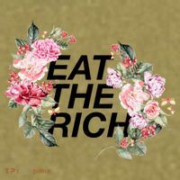 Eat The Rich Floral Garment-Dyed Women's Muscle Tee thumb 6