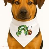 Eat The Rich USA-Made Doggie Bandana thumb 1