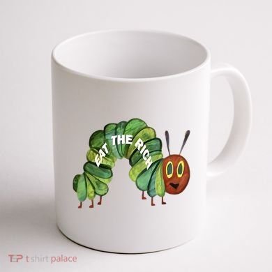 Eat The Rich Coffee Mug back