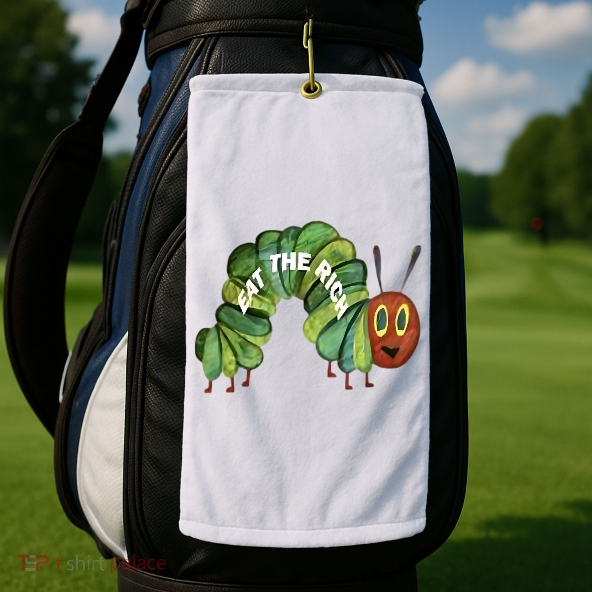 Eat The Rich Golf Towel