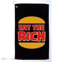 Eat The Rich Golf Towel thumb 0