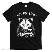 Eat The Rich Possum Anti Fascist T-Shirt thumb 0
