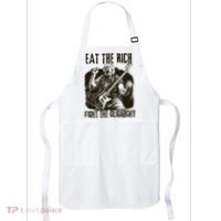 Eat The Rich Fight Oligarchy Bernie Sanders Protest Resist  Apron thumb 0