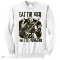 Eat The Rich Fight Oligarchy Bernie Sanders Protest Resist  Sweatshirt thumb 0