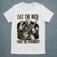 Eat The Rich Fight Oligarchy Bernie Sanders Protest Resist  T-Shirt thumb 5