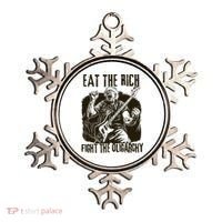 Eat The Rich Fight Oligarchy Bernie Sanders Protest Resist  Ornament thumb 0