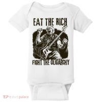 Eat The Rich Fight Oligarchy Bernie Sanders Protest Resist  Baby Bodysuit thumb 0