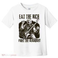Eat The Rich Fight Oligarchy Bernie Sanders Protest Resist  Toddler T-Shirt thumb 0