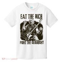 Eat The Rich Fight Oligarchy Bernie Sanders Protest Resist  Kids T-Shirt thumb 0