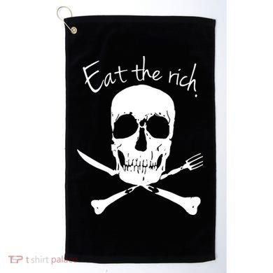 Eat The Rich Golf Towel