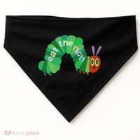 Eat The Richs Hungry Caterpillars USA-Made Doggie Bandana thumb 0