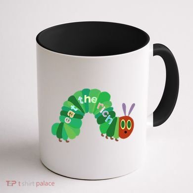 Eat The Richs Hungry Caterpillars Coffee Mug back