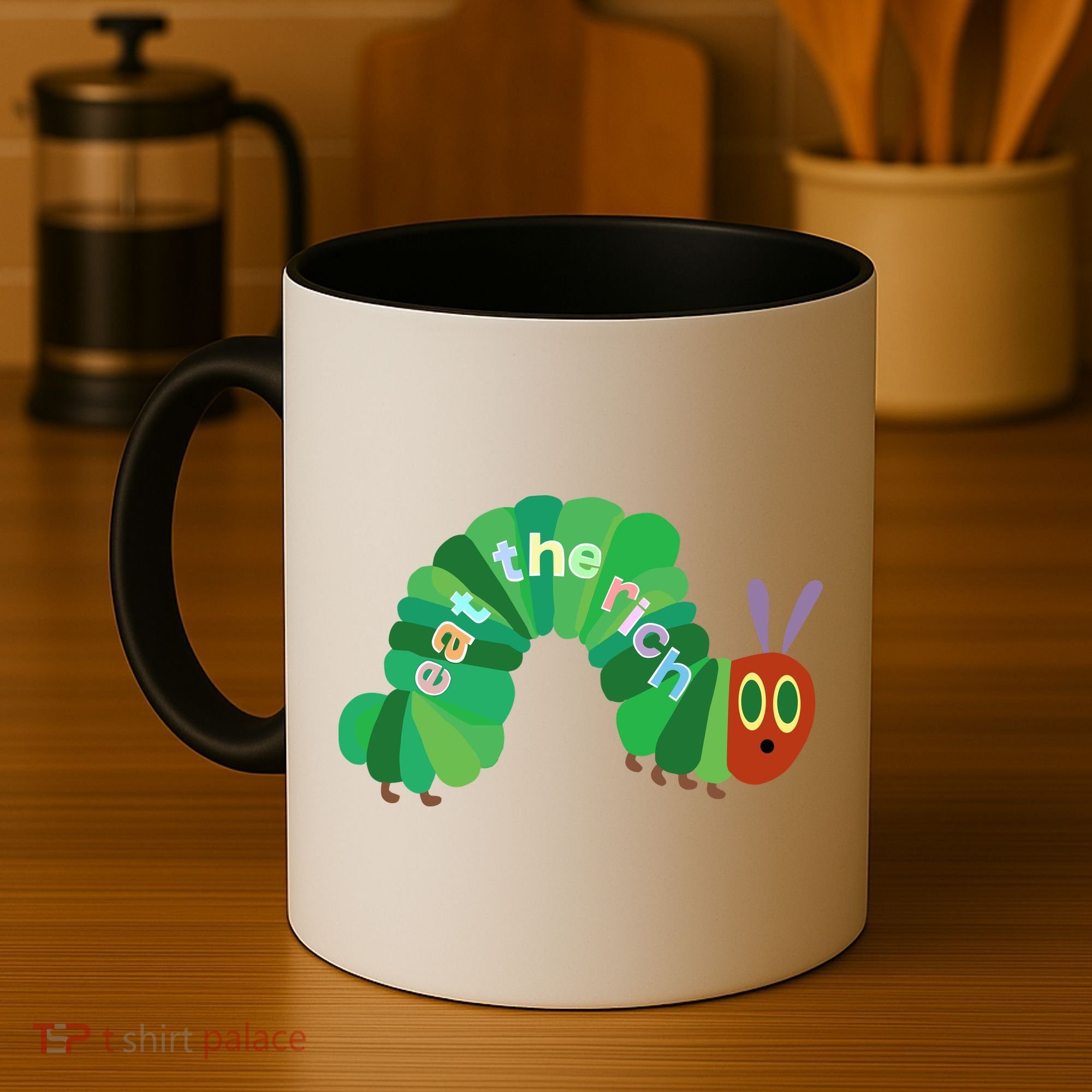 Eat The Richs Hungry Caterpillars Coffee Mug