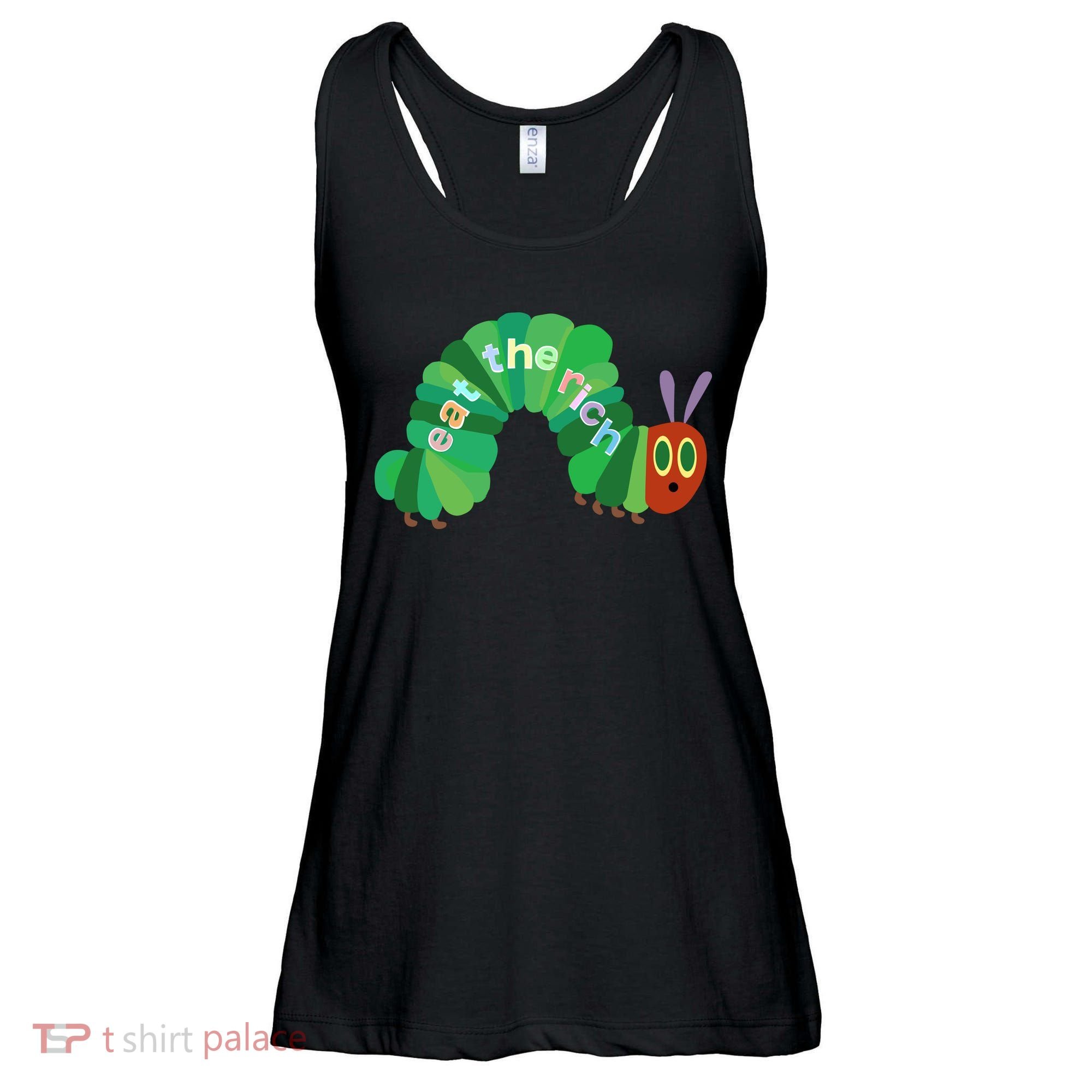 Eat The Richs Hungry Caterpillars Ladies Essential Flowy Tank