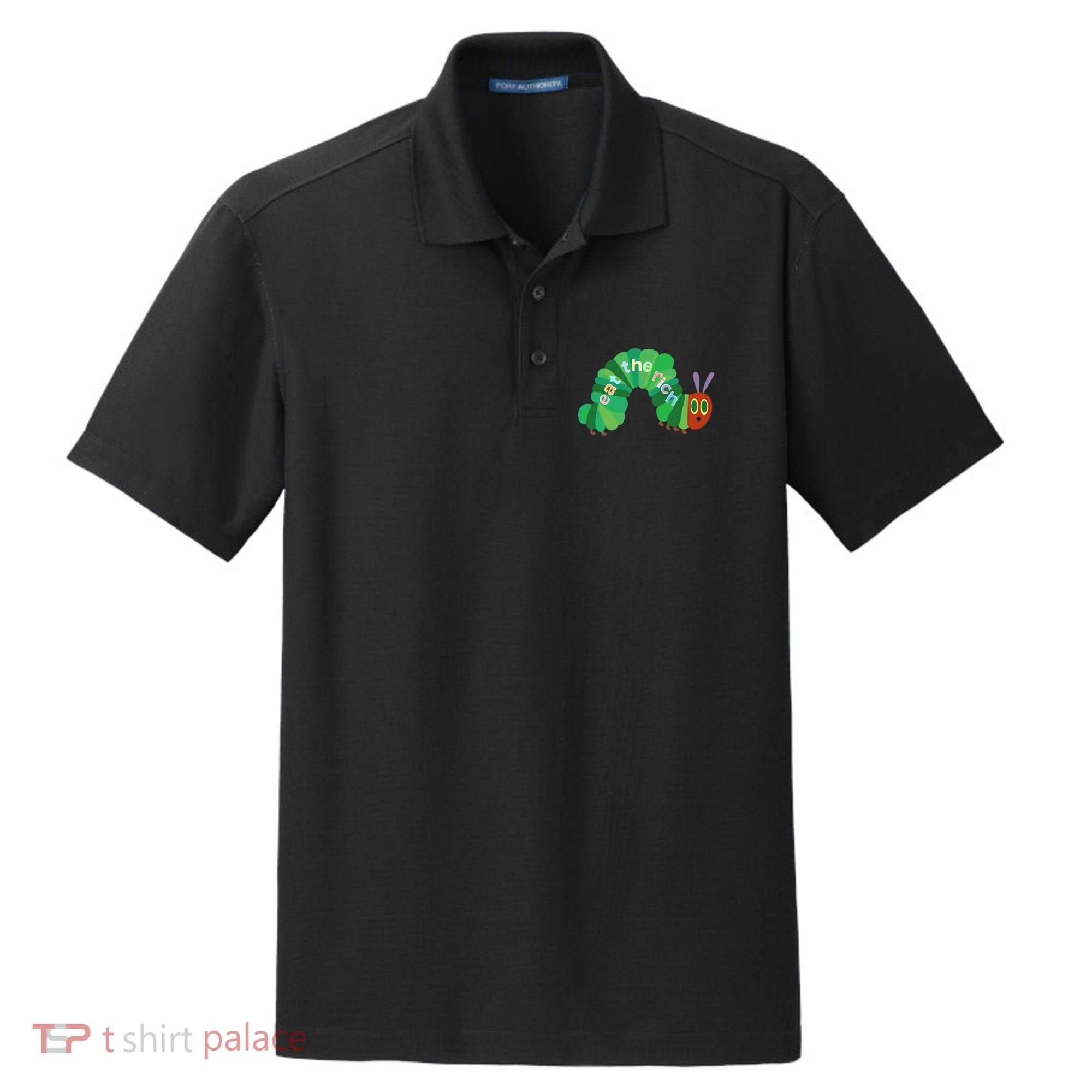 Eat The Richs Hungry Caterpillars Dry Zone Grid Polo