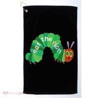Eat The Richs Hungry Caterpillars Golf Towel thumb 0