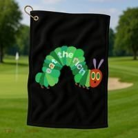 Eat The Richs Hungry Caterpillars Golf Towel thumb 1