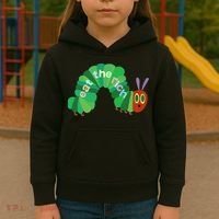 Eat The Richs Hungry Caterpillars Kids Hoodie thumb 3