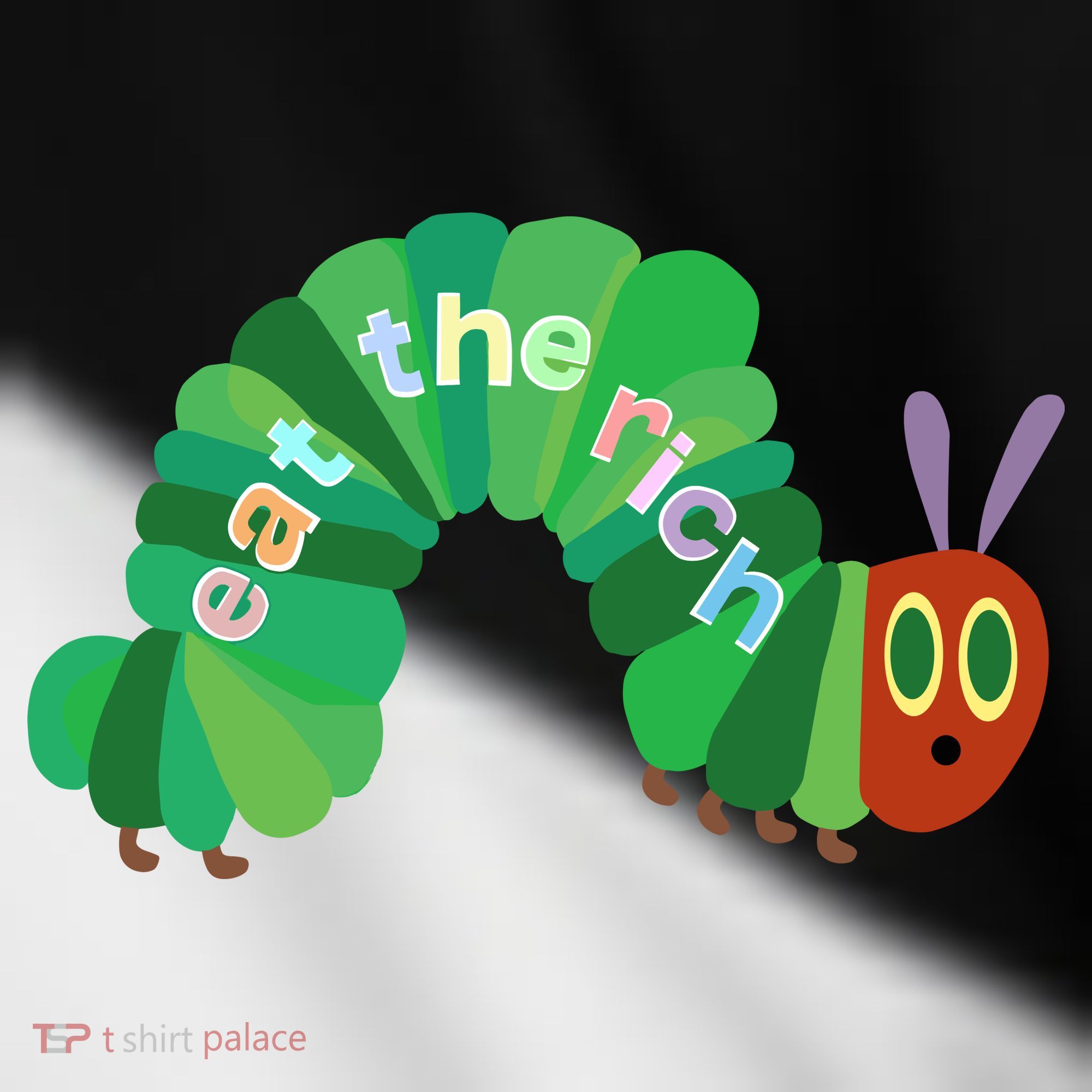 Eat The Richs Hungry Caterpillars Toddler Fine Jersey T-Shirt