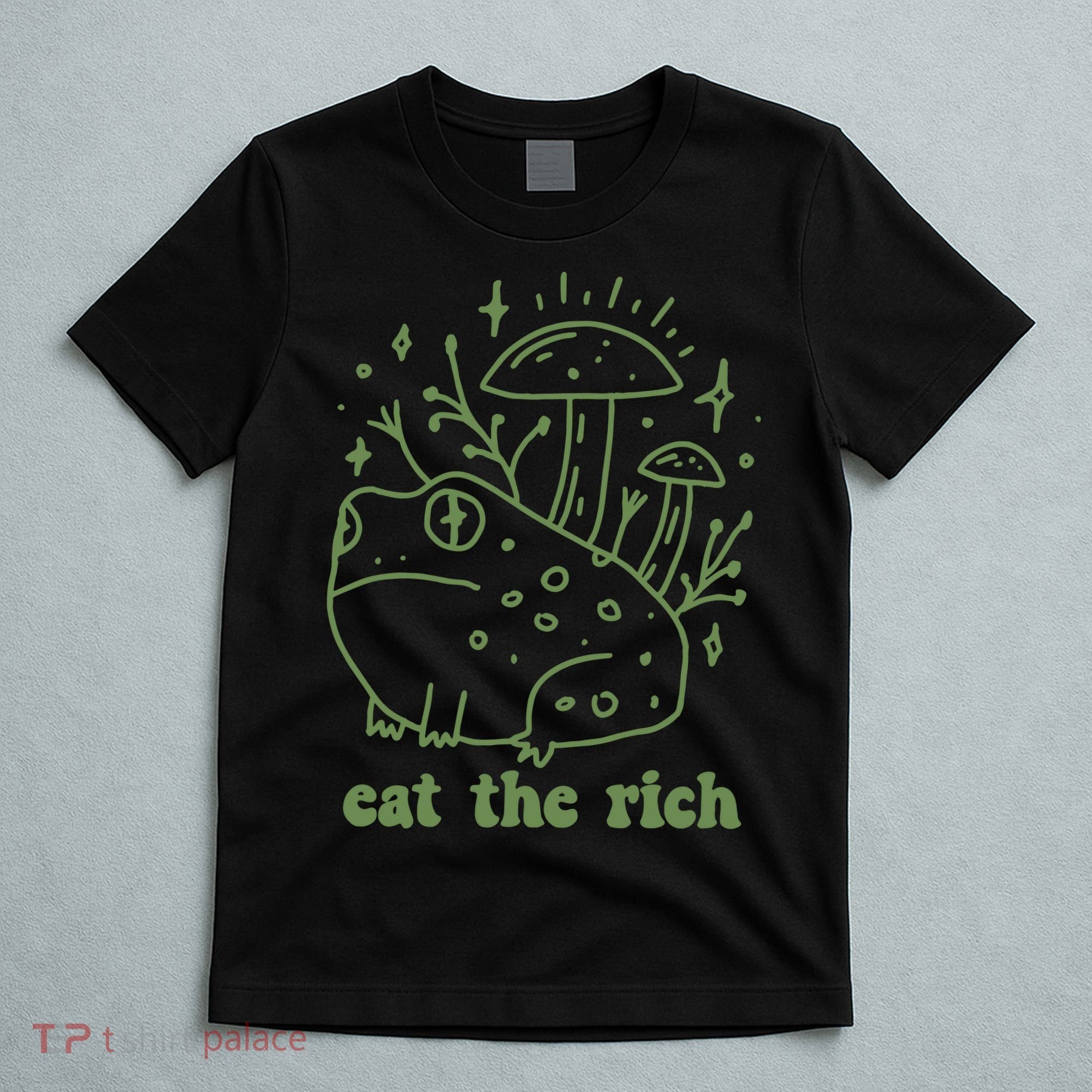 Eat The Rich Frog Anti Capitalist T-Shirt