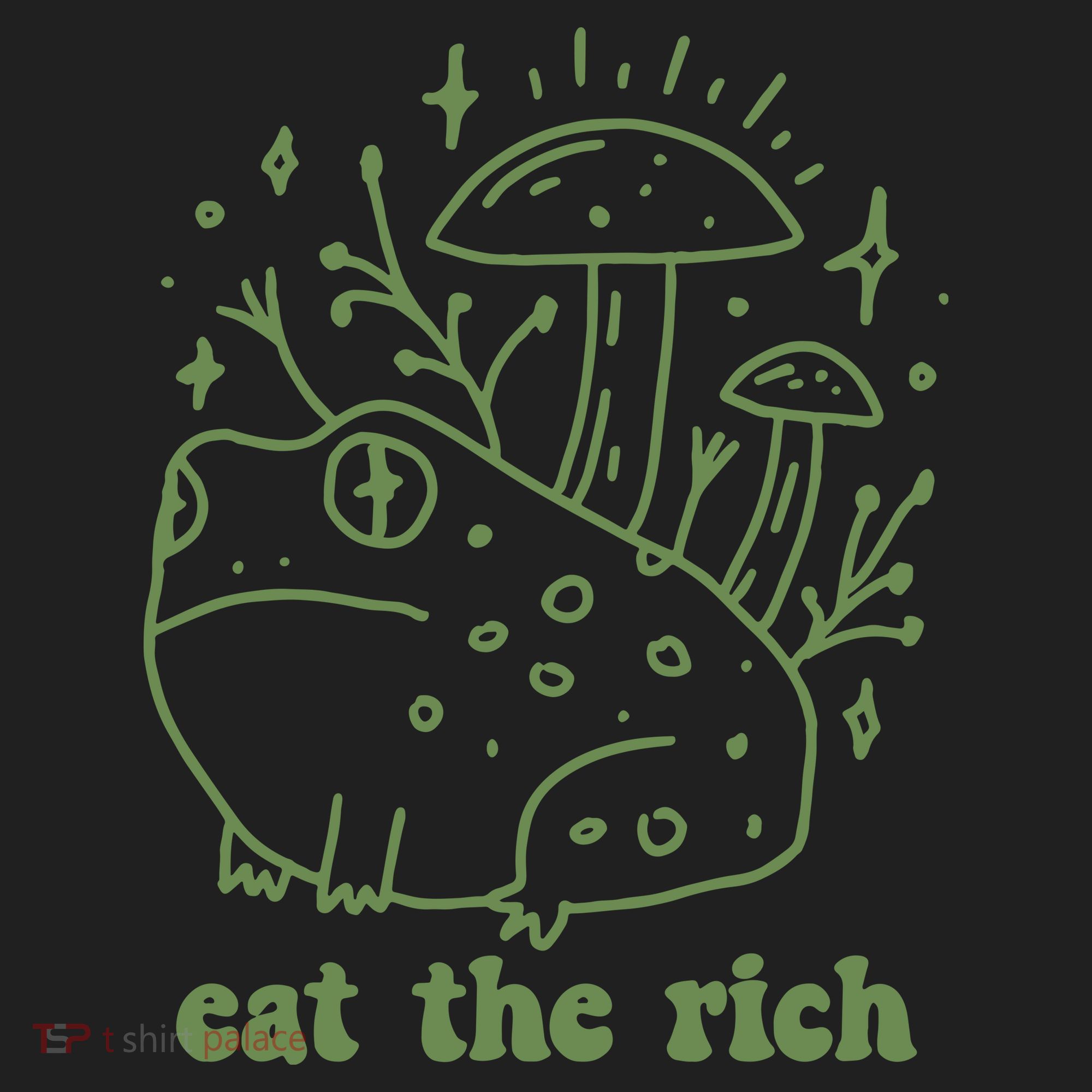 Eat The Rich Frog Anti Capitalist Beanie