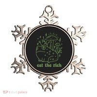 Eat The Rich Frog Anti Capitalist Ornament thumb 0