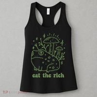Eat The Rich Frog Anti Capitalist Women's Tank Top thumb 3