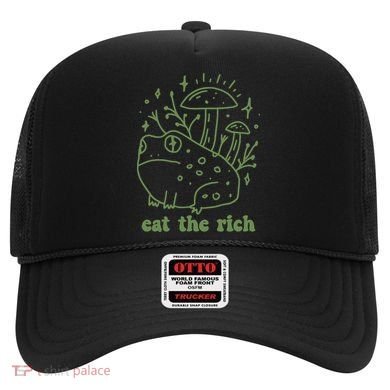 Eat The Rich Frog Anti Capitalist Hat