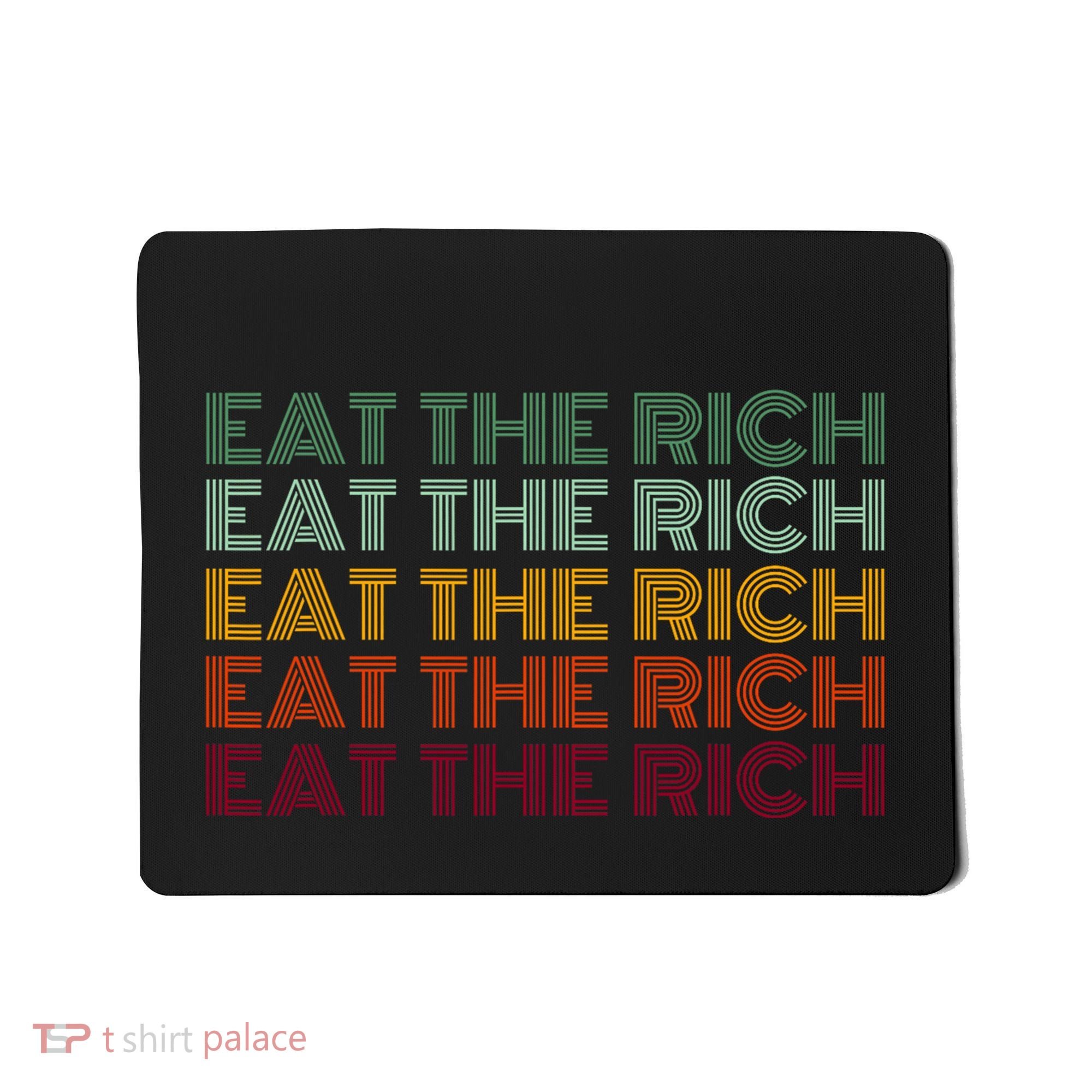 Eat The Rich Socialist Retro Mousepad