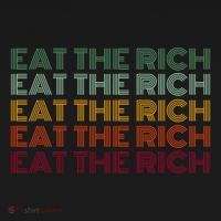 Eat The Rich Socialist Retro Mousepad thumb 1