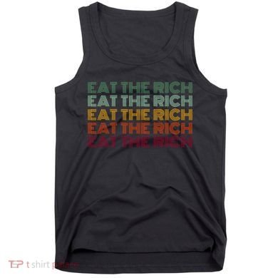 Eat The Rich Socialist Retro Tank Top